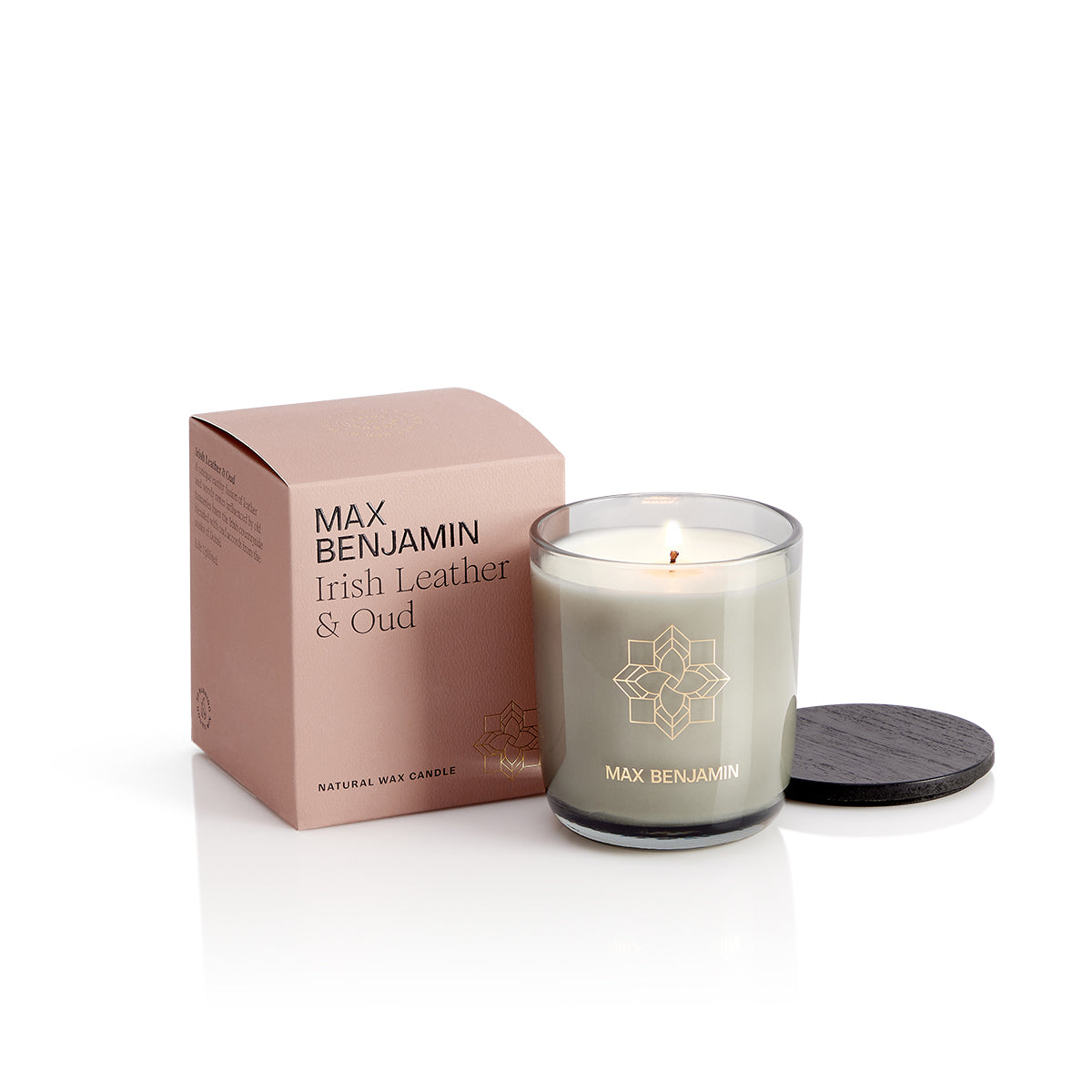 Max Benjamin Irish Leather and Oud Candle