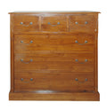 Chest of Column, 3 over 3-Drawer, Low