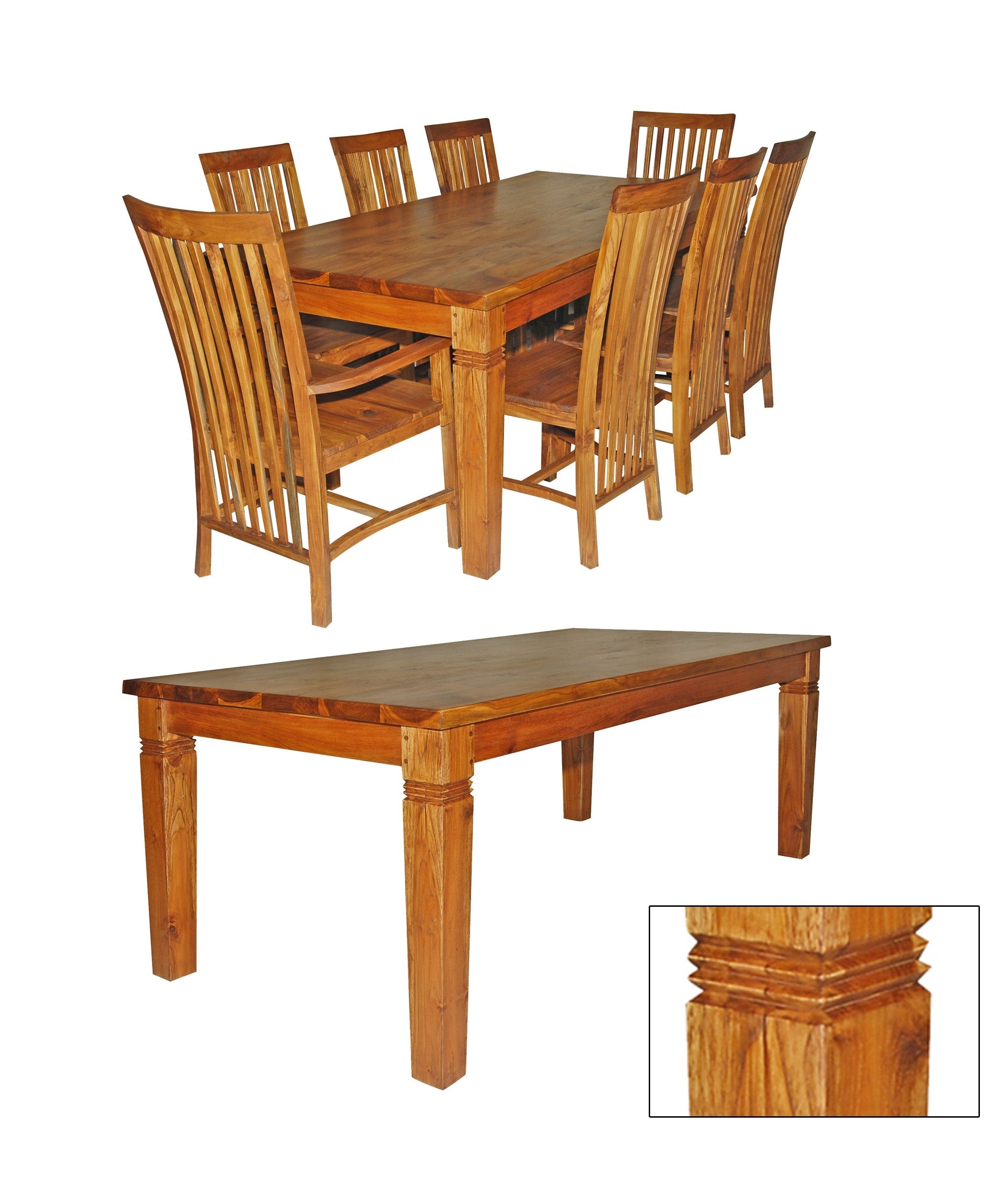 Dining Table, rectangular 2m x 1m