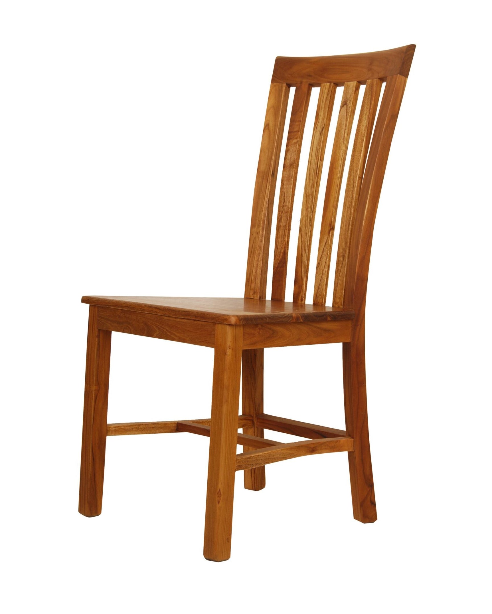 Batavia Solid Teak, Chair, Santoz, Semi, Dining, Solid Base