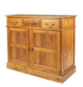 Batavia Solid Teak Buffet, Solid 2 Door, 3 Drawer Medium