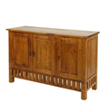 Batavia Solid Teak Sideboard, Quad 3 Door