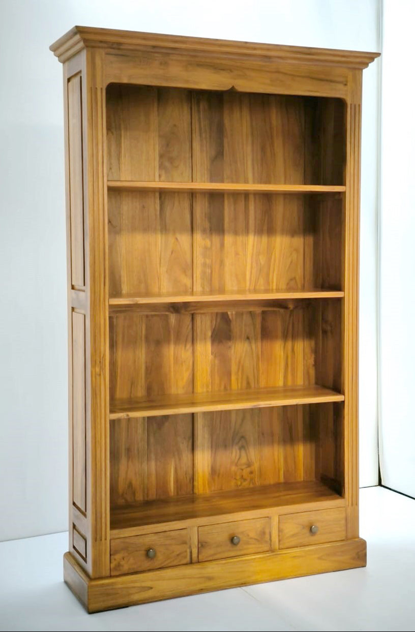 BISRI BOOKCASE LARGE 3 Drawer