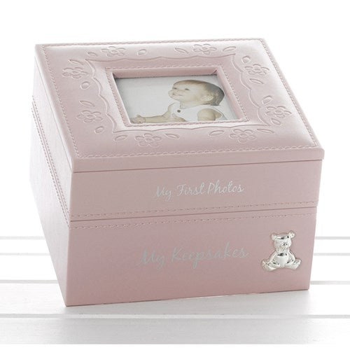 BAT-70045 Baby Keepsake & Photo Box, Pink