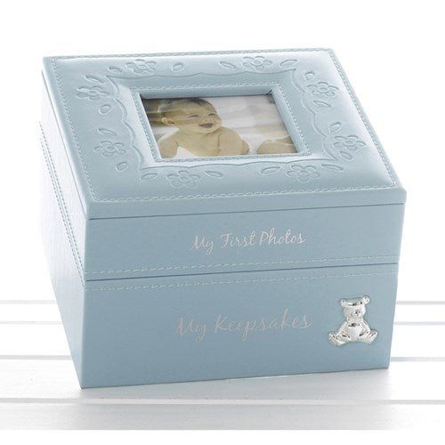 BAT-70046 Baby Keepsake & Photo Box, Blue