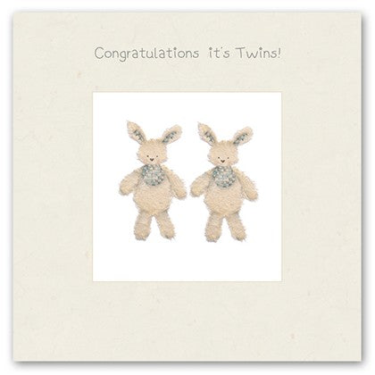 Card, Congratulations its Twins