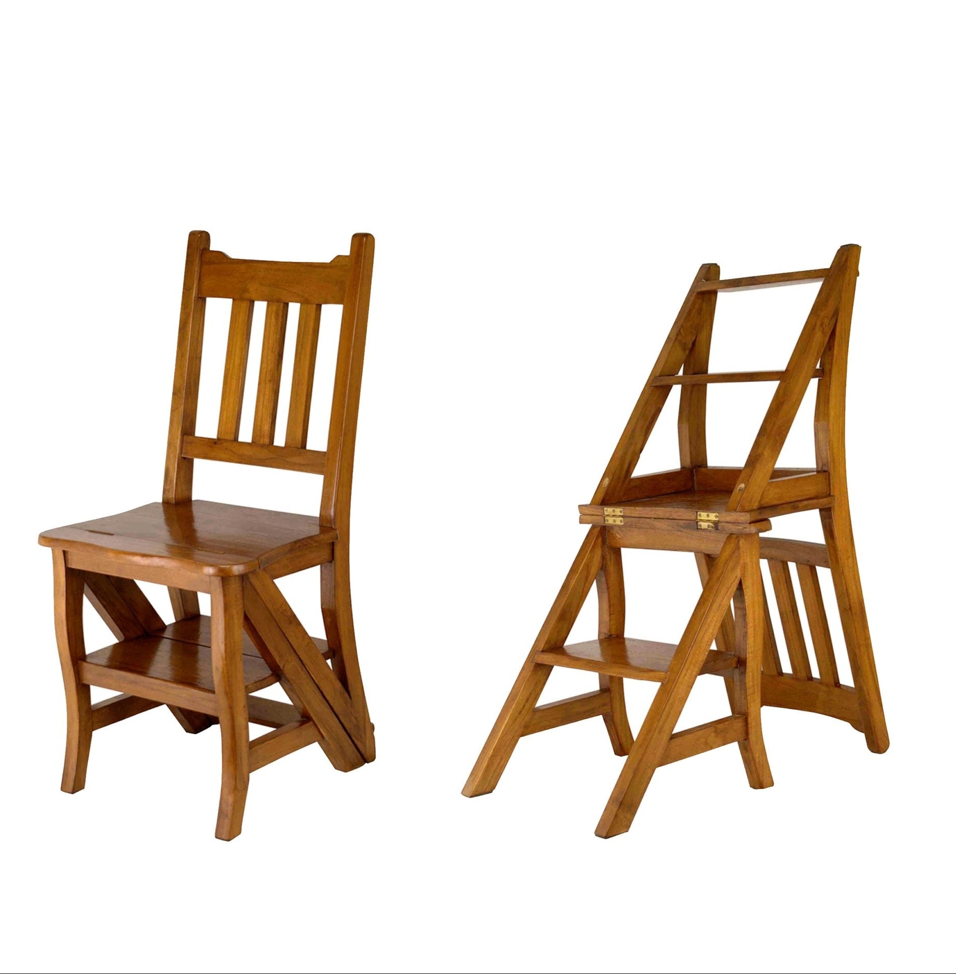Batavia Solid Teak Step Chair