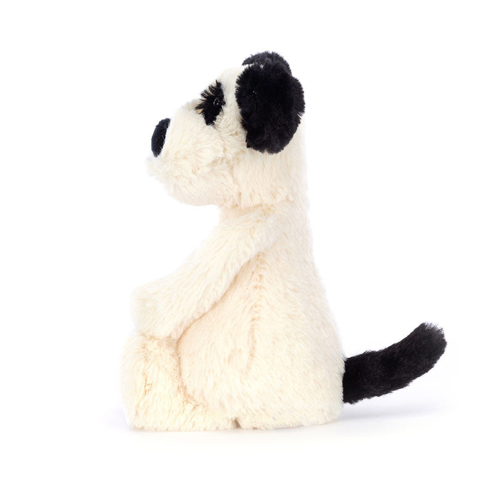 Bashful Black & Cream Puppy Little, side