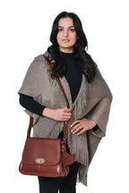 Biker Bag Tan Leather