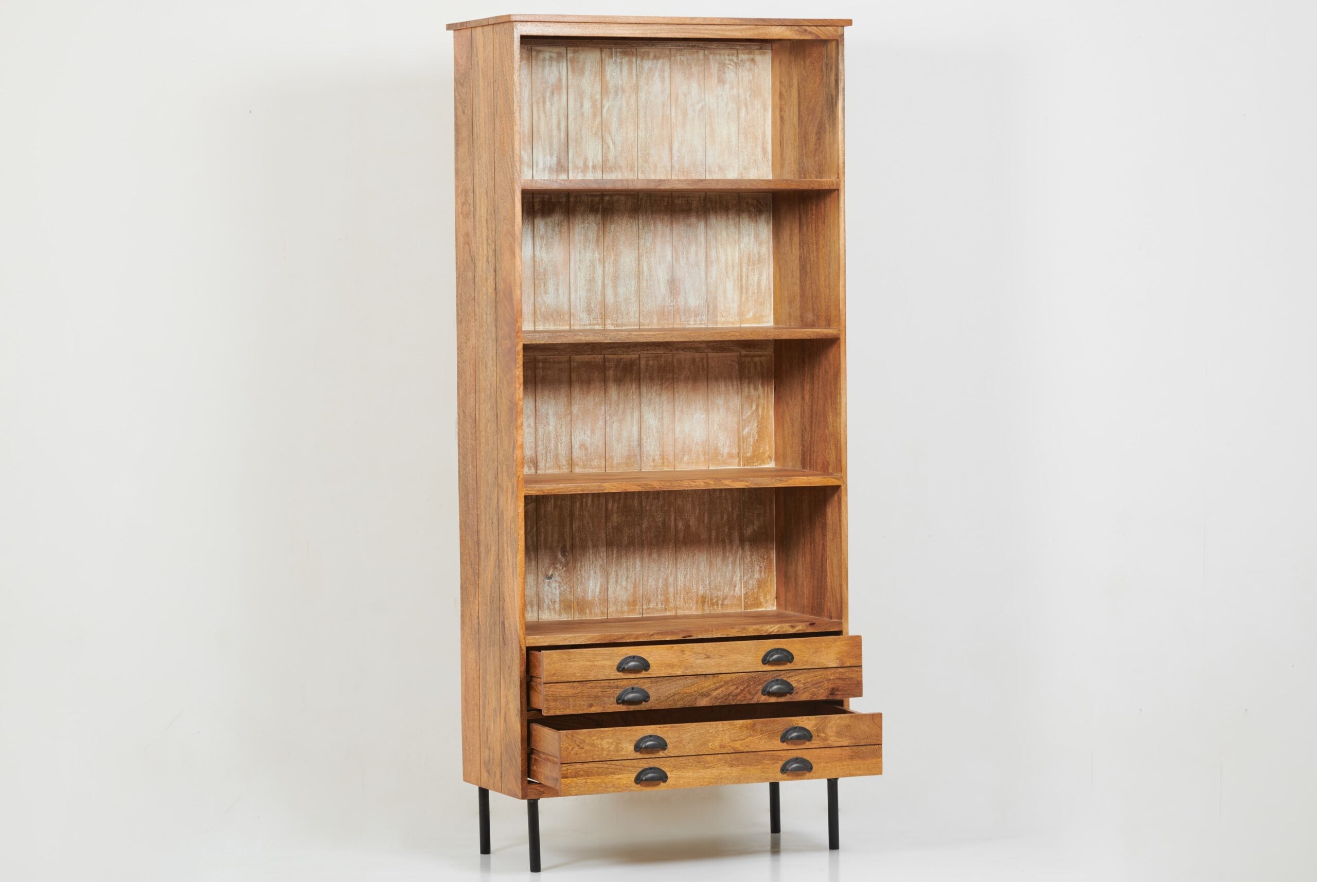 Bookcase 2 Drawer, open