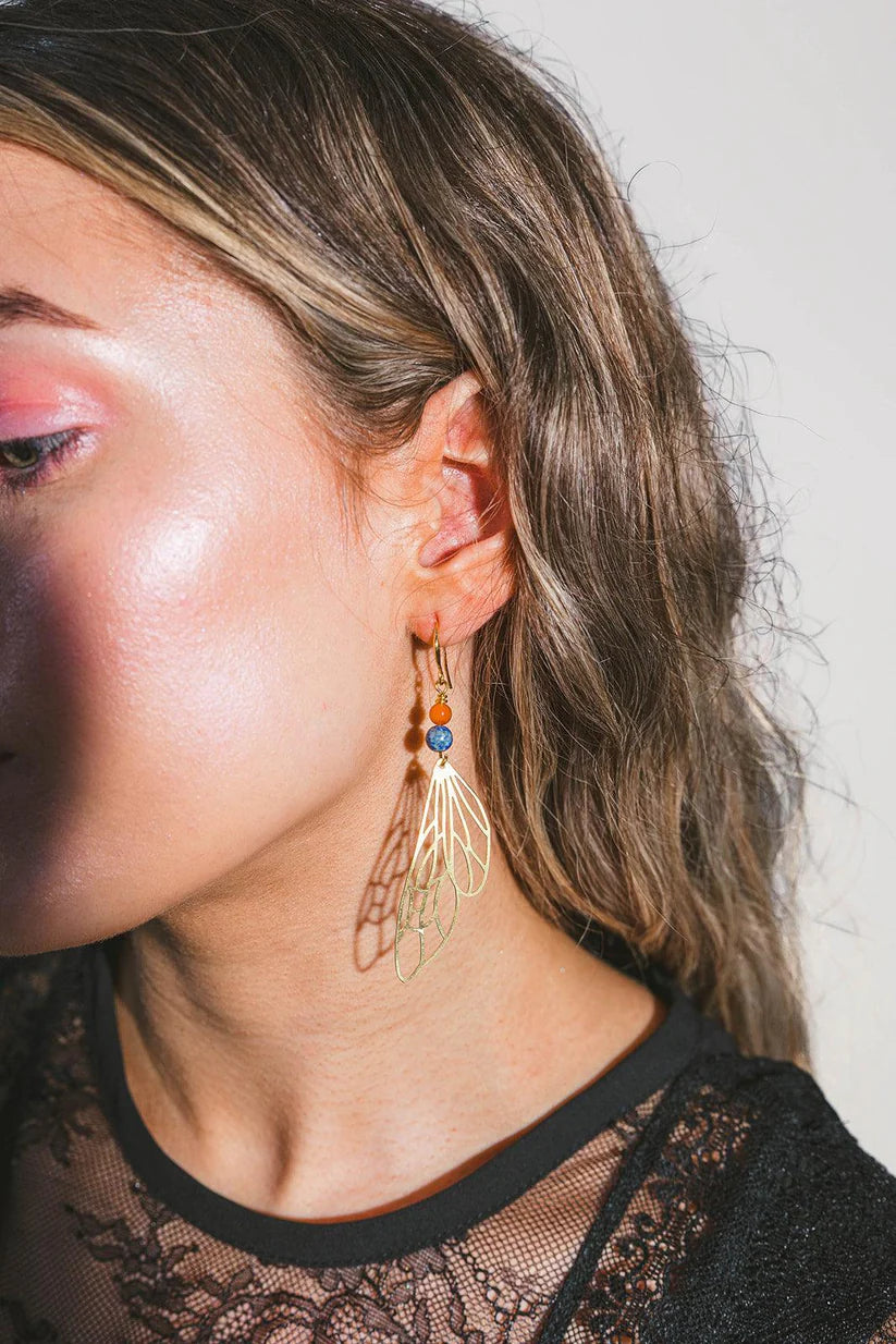 Butterfly wing earrings