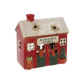 Village Pottery Christmas Rudolphs Stable T-light holder