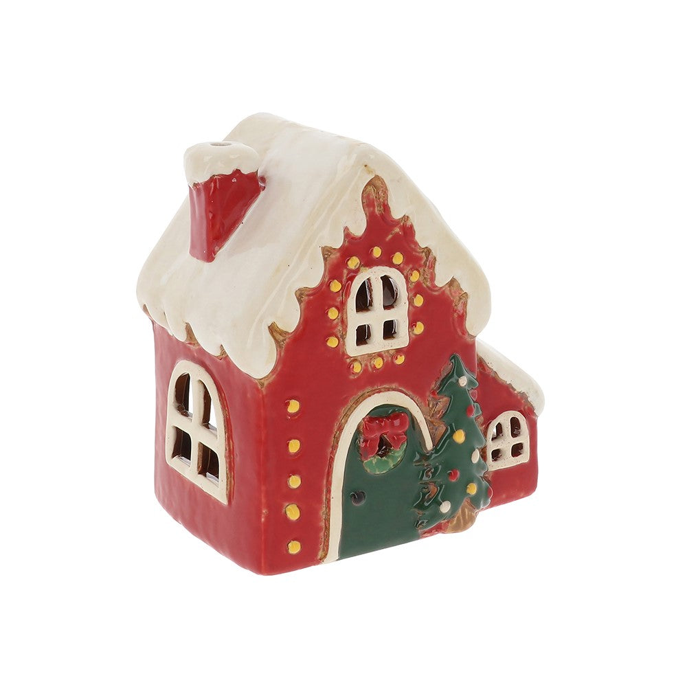 Village Pottery Christmas Fairy Lights, T-light House