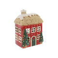 Village Pottery Christmas Thatched roof house, T-light holder