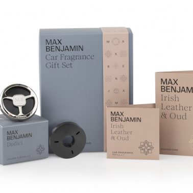 Car Fragrance Gift Set, Dodici & Irish Leather Oud