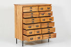 Chest of 12 Drawers, Open