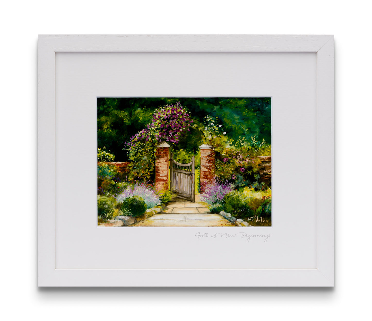 Blue Shoe Gallery, John Galvin Gate of New Beginnings print