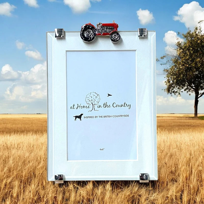 Red Massey Tractor photo frame 6 x 4