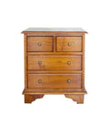 Bedside chest, 2 over 2 drawers