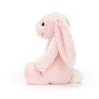 Jellycat Bashful PINK bunny-side