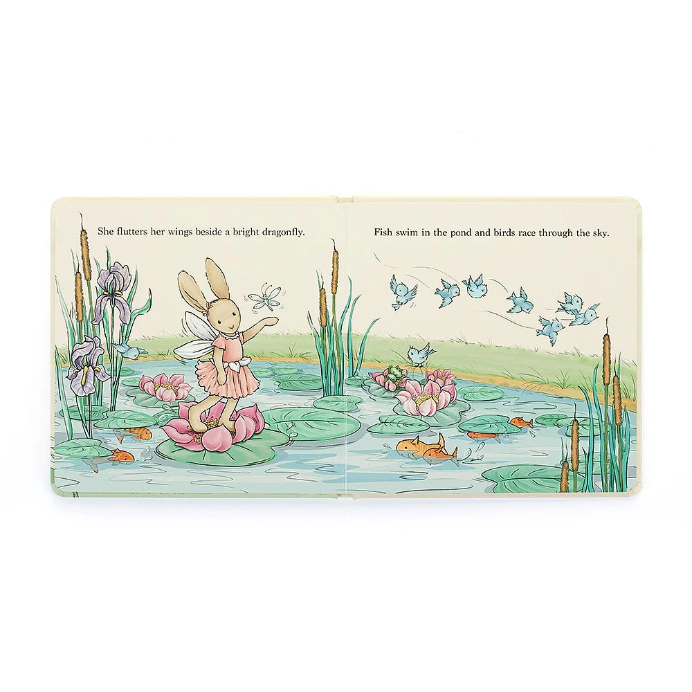 JLC-312 Lottie Fairy Bunny Book, Open