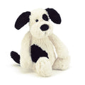 Jellycat Bashful Black Cream Puppy Medium