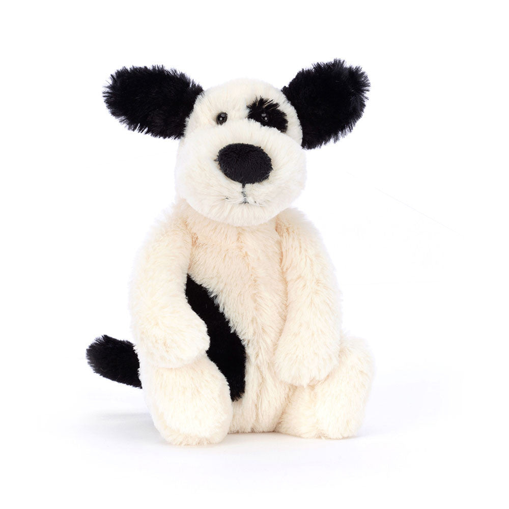 Bashful Rufferty Black & Cream Puppy Little