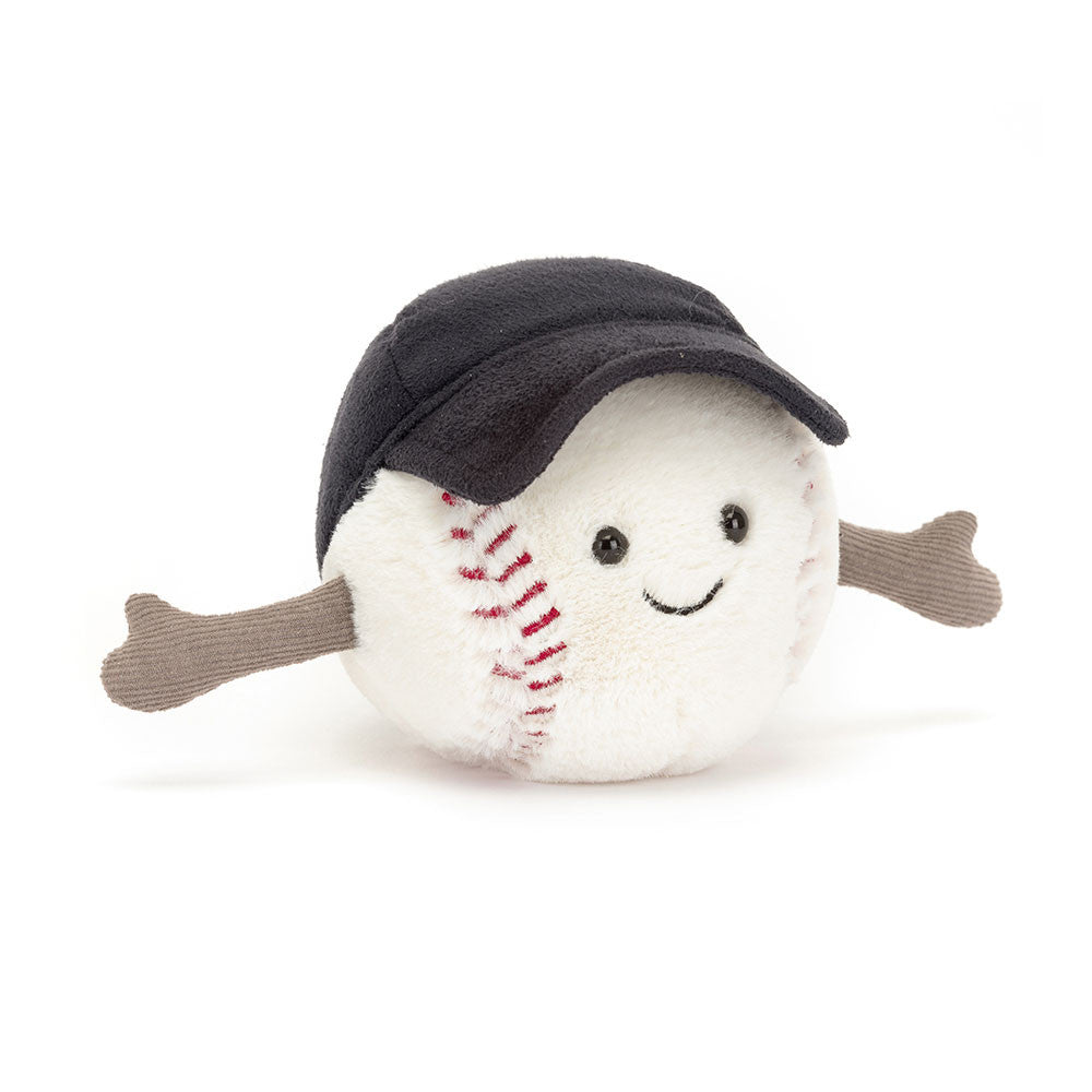 Jellycat Amuseables Sports Baseball Bag Charm