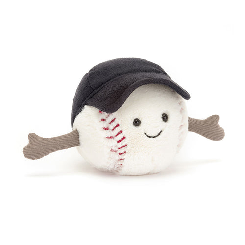 Jellycat Amuseables Sports Baseball Bag Charm