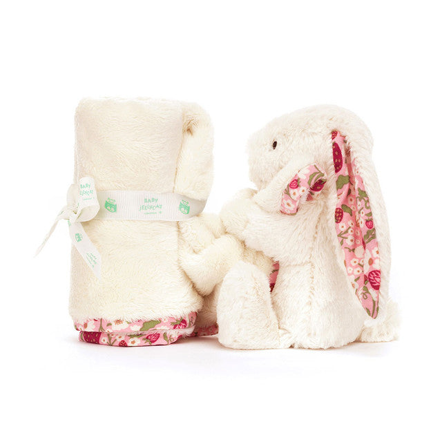 JLC-955 Blossom Cream Bunny 'Berry' Soother-SIDE