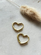 KJY-112 Heart Huggies, Earring