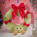 Merry Little Bows Plush Wreath sitter or hanger