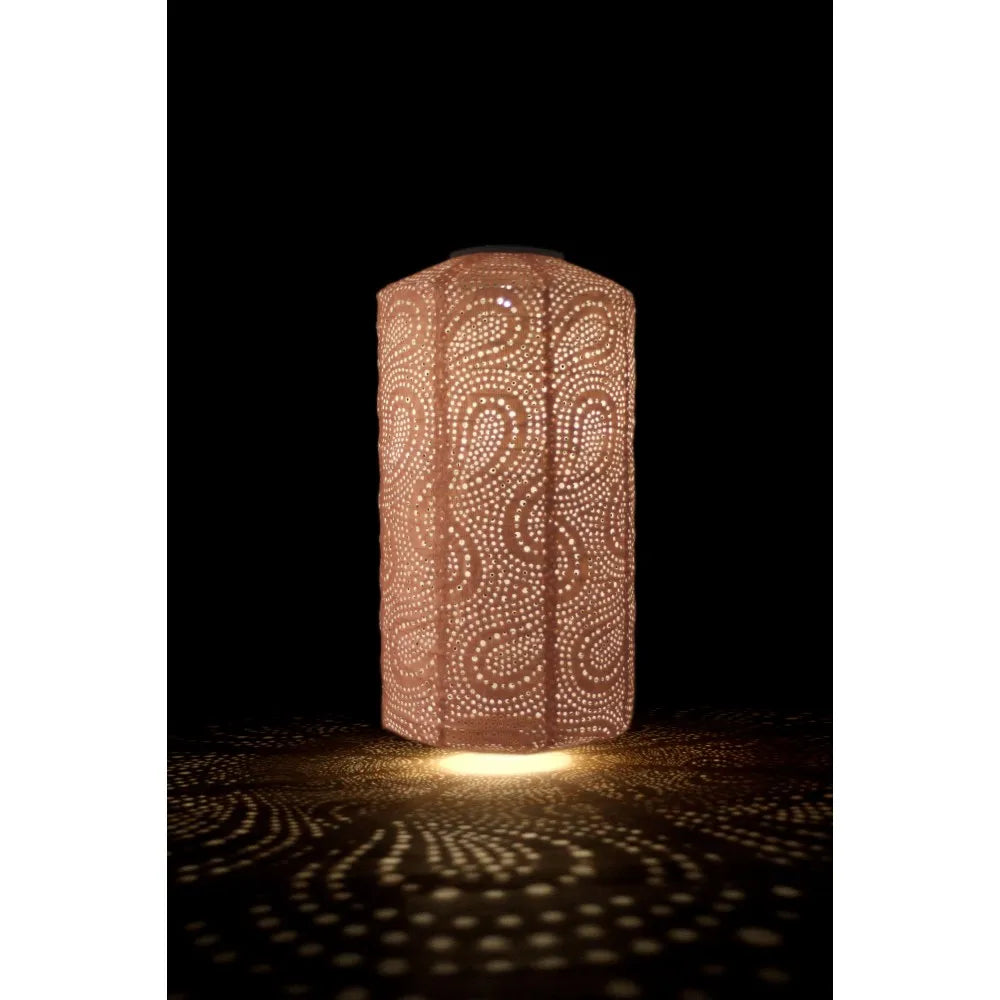 Solar Lantern, Brown Cylinder