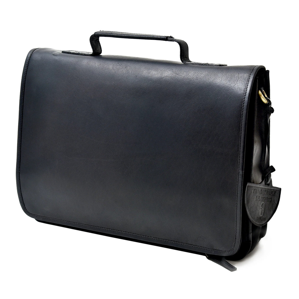 Large satchel bag with handle, Black
