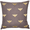Bees on Faux Linen Emb ABEJA