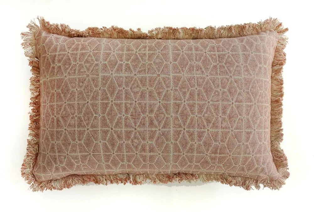 Ravi Rust Print Cushion