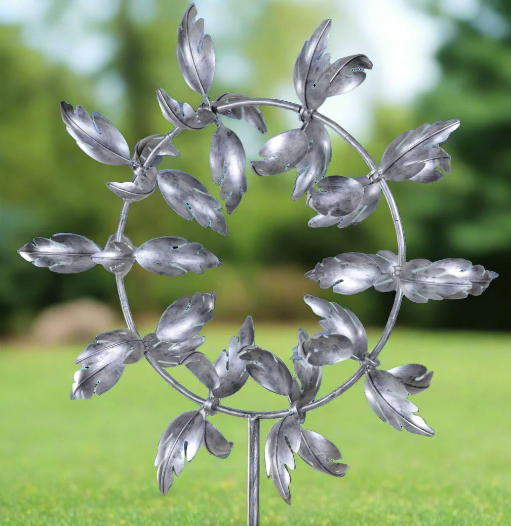 Richmond Silver garden Wind sculpture Spinner