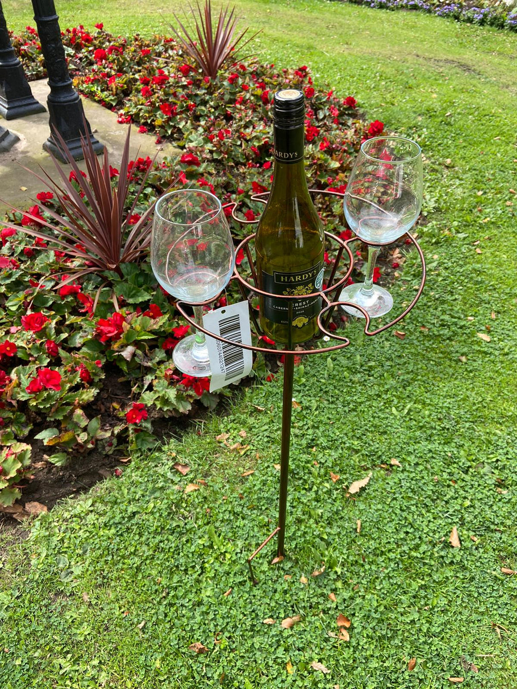 Bottle & 4 Glasses Holder