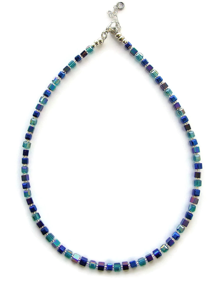 MISHE Crystal & Hematite Necklace