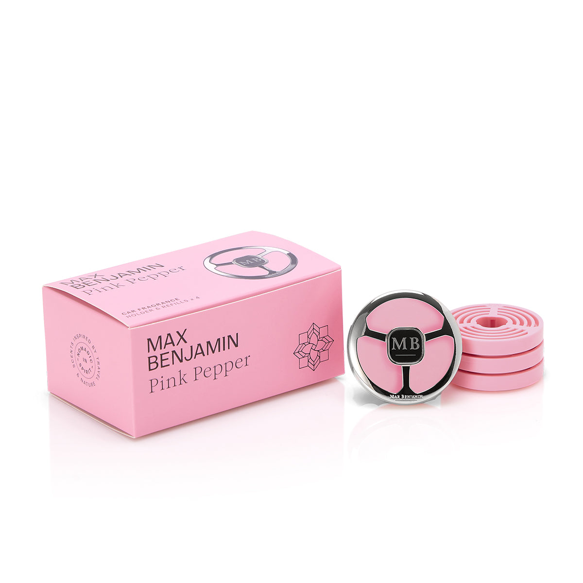 Max Benjamin Pink Pepper Car Fragrance Gift Set