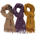 Scarf Two tone, Happy Bees, Lilac