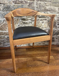 Retro Chair, Solid Trembesi, Black cushion