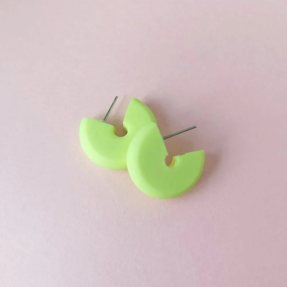POPPY mini hoops Lemon earrings