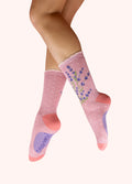 Ladies Bamboo Mix Ankle Socks - Luscious Lavender by POWDER