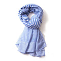 Scarf Cross Stripes Blue