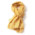 Scarf, Cross Stripes Yellow