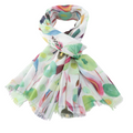 Summer garden scarf Green