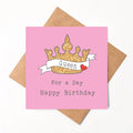 Queen for a Day birthday card