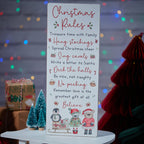 RLC-127 Christmas Kids Rules Plaque