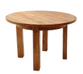 Dining table, round, extendable to oval